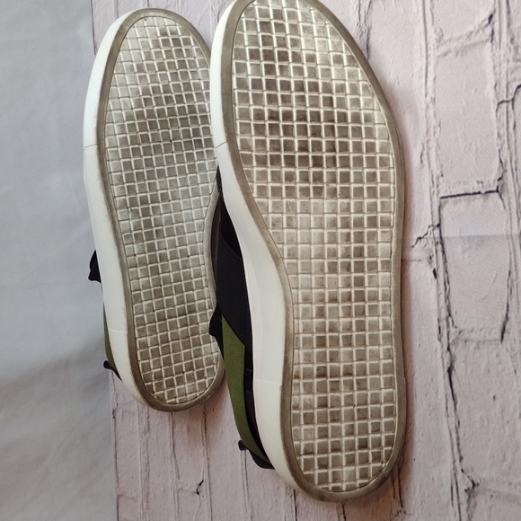 Steve Madden Slip On Mens Shoes 11.5 Black and Green - Picture 7 of 8